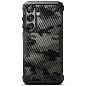 Puzdro Ringke Fusion X pre Samsung Galaxy S25 Camo Black