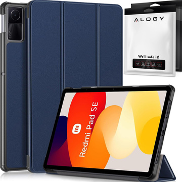 Case for Xiaomi Redmi Pad SE 2023 11" Smart Case Cover with Flip Housing Case Cover Alogy Navy Blue Glass