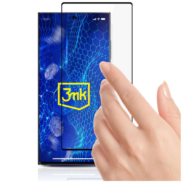 Tempered glass for Samsung Galaxy S23 Ultra - 3mk HardGlass Max Lite™