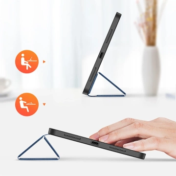 Dux Ducis Domo pouzdro iPad 10,9'' 2022 (10 gen.) chytrý stojánek krytu modrý
