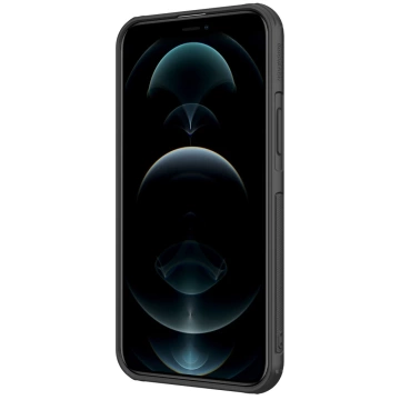 Nillkin Cyclops Case Odolné pouzdro s krytem fotoaparátu a skládacím stojánkem pro iPhone 13 Pro Max černé
