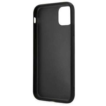 Etui Guess GUHCN61G4GFGR na iPhone 11 6,1" pevné puzdro 4G kovové zlaté logo