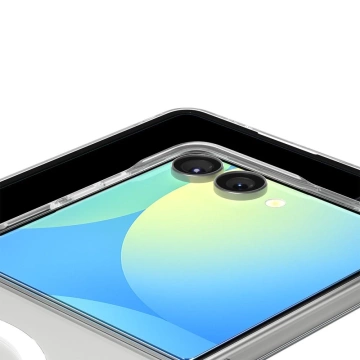 Etui do Galaxy Z Flip 7 Spigen AirSkin Mag MagSafe Clear/White