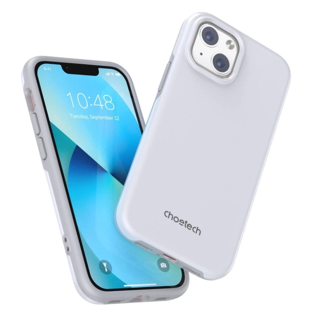 Choetech MFM Anti-drop case Made For MagSafe case for iPhone 13 white (PC0112-MFM-WH)