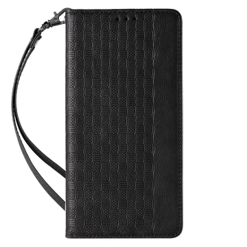 Magnet Strap Case Case pro iPhone 13 Pro Pouch Wallet Mini Lanyard Pendant Black