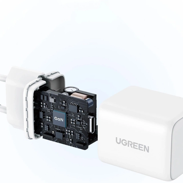 Ładowarka Ugreen X512 GaN 20W USB-C Biała PD QC Kompaktowa Szybka Bezpieczna