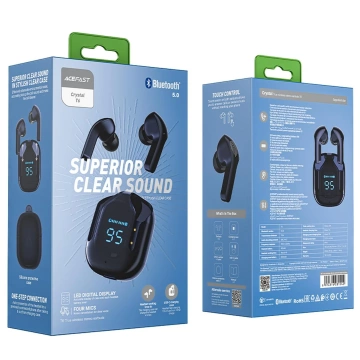 Bezdrátová sluchátka do uší Acefast TWS Bluetooth modrá (T6 safírově modrá)