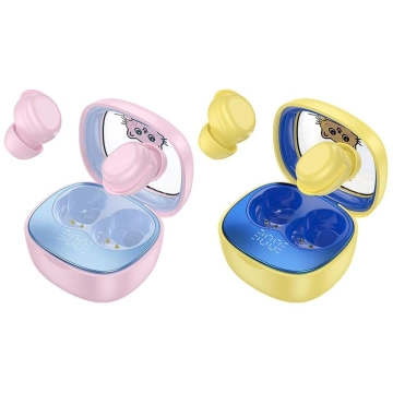 Detské TWS slúchadlá Hoco EW111 Bluetooth 5.4 žlté