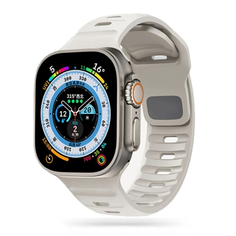 Športový remienok IconBand Line pre Apple Watch 4 / 5 / 6 / 7 / 8 / SE / ULTRA (42 / 44 / 45 / 49 mm) Starlight