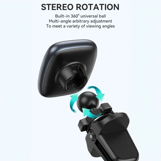 Uchwyt Magnetyczny Wozinsky WUMTK do Kratki Samochodowej Czarny