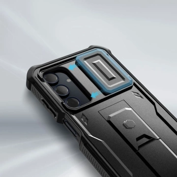 Etui do Samsung Galaxy A16 4G/5G Tech-Protect Kevlar Cam+ Czarny