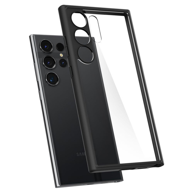 Чохол для Samsung Galaxy S24 Ultra Spigen Ultra Hybrid Case, задня кришка, скло Matte Black