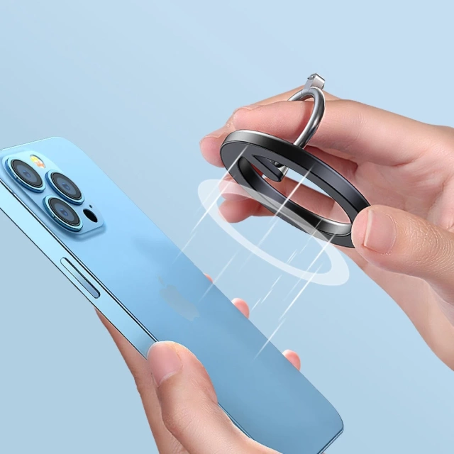 Набір Joyroom багатофункціональний магнітний автомобільний тримач кільце підтримка телефону чорний (JR-ZS294)