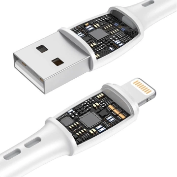 Kábel USB do Lightning Vipfan Racing X05, 3A, 3m (biely)