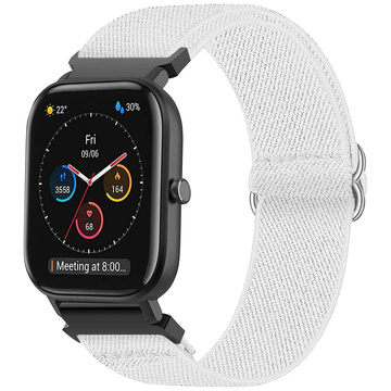 Еластичний ремінець Універсальний нейлон Alogy Nylon Smartwatch Band 20 мм білий