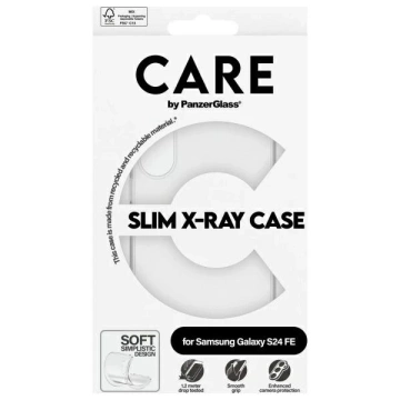 Pouzdro pro Samsung Galaxy S24 FE CARE od PanzerGlass Slim X-Ray Case průhledné