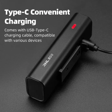 Rockbros 24710012001 front bicycle light 800 lm USB-C - USB-A cable - black