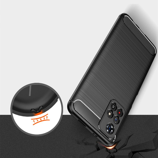 Etui TPUcarbon do Xiaomi Redmi Note 11S 5G / Poco M4 Pro 5G čierny