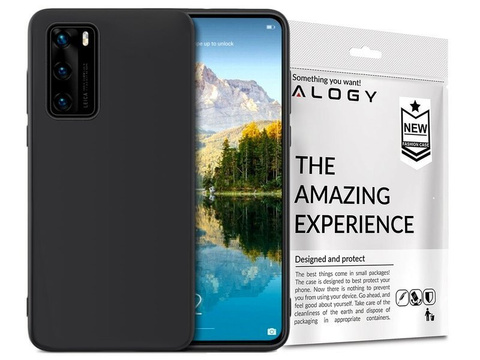 Silikonové pouzdro Alogy slim pouzdro pro Huawei P40 černé