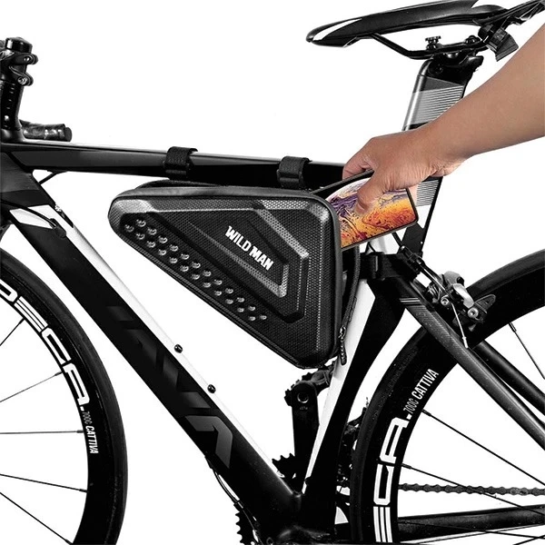 WILDMAN ES19 Puzdro na rám bicykla, 3 l, vodotesné, čierne