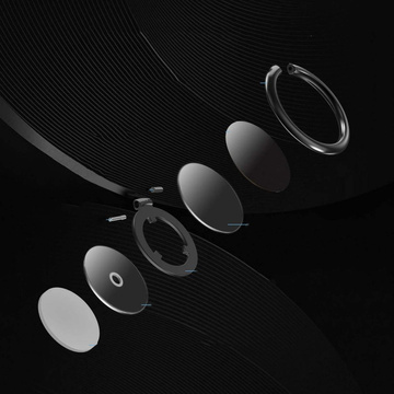 Magnetic Phone Ring Black
