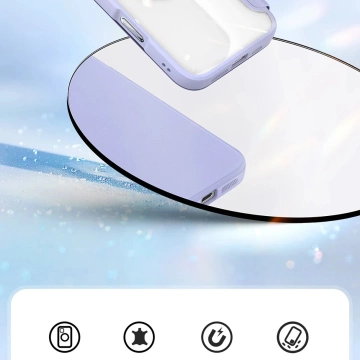 Etui do iPhone 16 Pro Max Dux Ducis Skin X Pro MagSafe Fioletowe