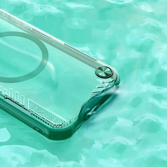 iPhone 16e Case Nillkin Iceblade MagSafe Stand Green