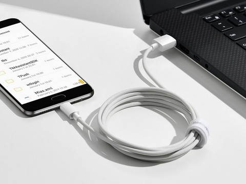Cable 1.5m Baseus cable x2 USB - micro USB 2.1A White