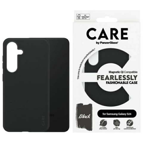 Прозорий чохол для Samsung Galaxy S24 CARE від PanzerGlass Flagship Urban Combat White QI
