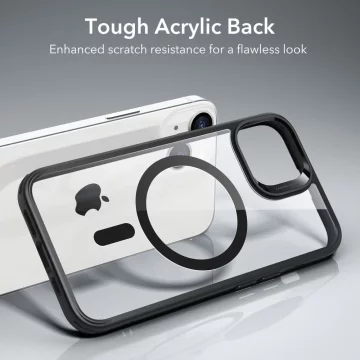 Etui ESR CH HaloLock MagSafe für Apple iPhone 14 Plus Klar/Schwarz