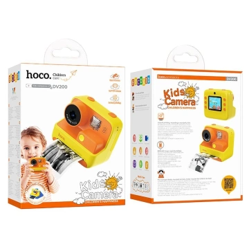 HOCO Children's Camera with Printer DV200 Yellow