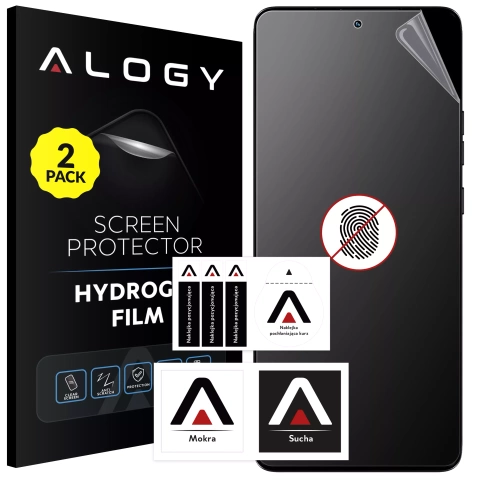 2x Folia "MATOWA" do Motorola Moto Edge 50 Ultra / Fusion / Pro Hydrożelowa Alogy HydroSkin Matte Pro™ na ekran do etui "BEZ ODCISKU PALCÓW"