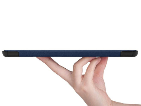 Alogy Book Cover Case for Samsung Galaxy Tab S6 Lite 10.4 P610 / P615 Navy Blue Glass