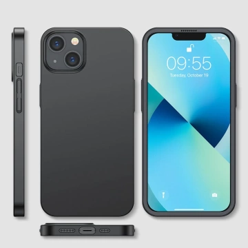 Joyroom 360 Full Case Cover für iPhone 13 Back & Front Cover Tempered Glass Schwarz (JR-BP927 Black)