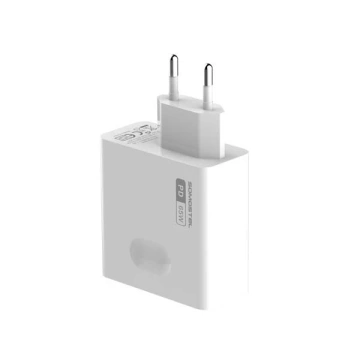 Настінний зарядний пристрій 65 Вт Type-C до кабелю Type-C Somostel Power Deliver Q15 PD White