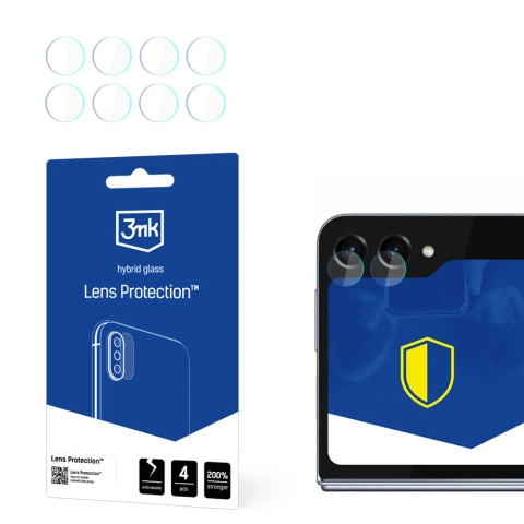 Kryt na fotoaparát pre Samsung Galaxy Z Flip 5 (predný) - 3mk Lens Protection™
