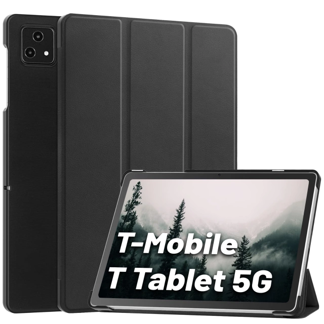 Скляний чохол для T-Mobile T Tablet 5G 10,36" чохол для планшета Alogy Book Cover Case Black Stylus Free