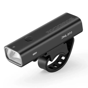 Rockbros 24710012001 front bicycle light 800 lm USB-C - USB-A cable - black