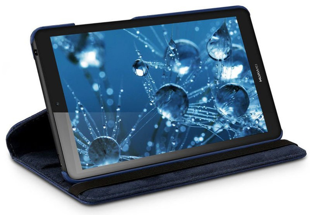 Etui obrotowe 360 do Huawei MediaPad T3 7.0 Granatowe