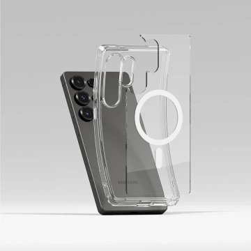 Kryt na Samsung Galaxy S25 Ultra Clear Ringke Fusion Magnetic MagSafe