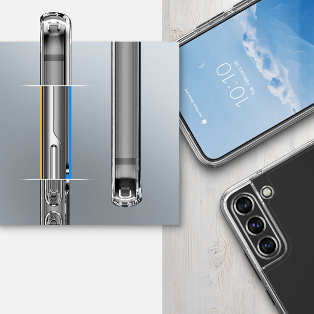 Spigen Ultra Hybrid Case for Samsung Galaxy S22 Crystal Clear Glass