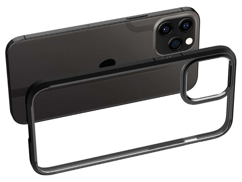 Kryt Spigen Ultra Hybrid pre Apple iPhone 12/12 Pro 6.1 Matte Black Alogy sklo