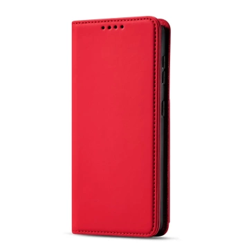 Magnet Kartenetui für Samsung Galaxy S22 (S22 Plus) Etui Geldbörse Kartenhalter Rot