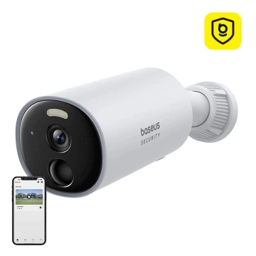 Вулична камера Baseus B1 2k (біла)