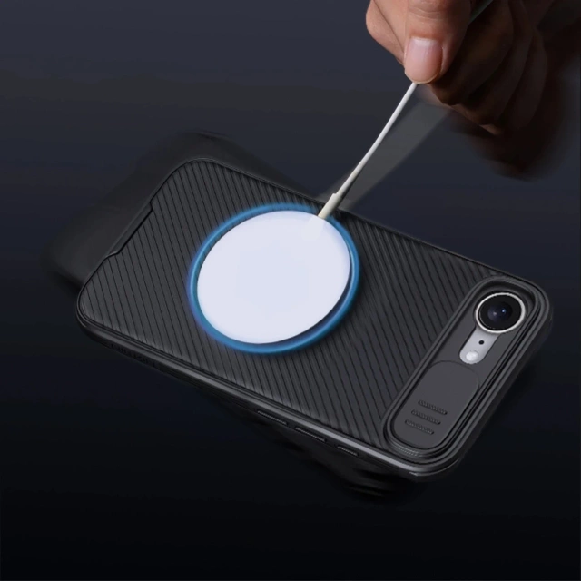 Захисний чохол Nillkin CamShield Pro MagSafe для iPhone 16e, чорний