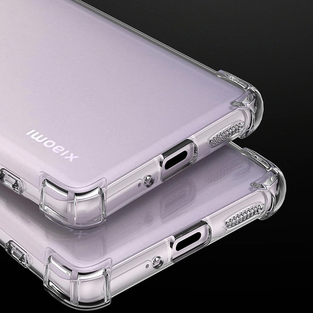 ShockProof Alogy Silikonové Armor pouzdro pro Xiaomi 12 5G Transparent