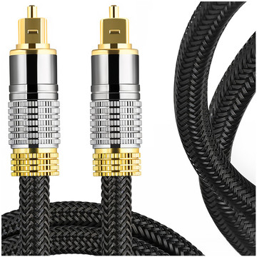 Optical digital cable Alogy 6.0mm Audio TV PC cable 3m