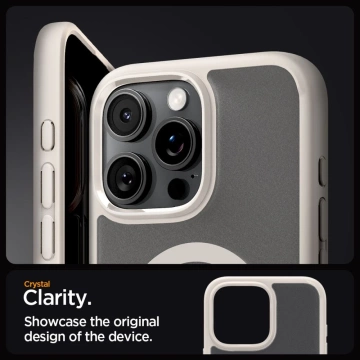 SPIGEN ULTRA HYBRID MAG MAGSAFE IPHONE 16 PRO MAX FROST PRÍRODNÝ TITÁN