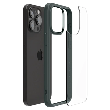 Puzdro Spigen Ultra Hybrid pre iPhone 15 Pro Max - tmavo zelené