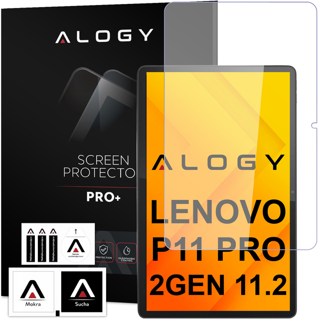 Загартоване скло для Lenovo Tab P11 Pro 2 Gen 11.2 TB132 2Gen TB-132FU TB-132XU Alogy Screen Protector Pro 9H